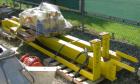 Used Supersack Unloading Station consisting of:  (2) Budgit 1 ton hoist with rails, and motor driven trollies; (2) Vibco vibrating dischargers, model 4P-700; (2) 30