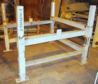 Used Amtec Engineering Super Sack Unloader, carbon steel.Requires bag holder and hoist.