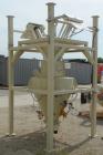 Used Adaptive Engineering & Fabrication Super-Sack Unloading System, carbon steel. Approximate 60’’ wide x 60’’ long x 16’ tall frame. (1) Top unloading frame section 72’’ tall with removable bag lif...
