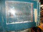 Used Hapman bulk bag / supersack unloader, includes overhead traveling hoist for bags rated for 4,000 pounds maximum capacity, heavy duty frame, bag support hopper, vibration discharge system, stainl...