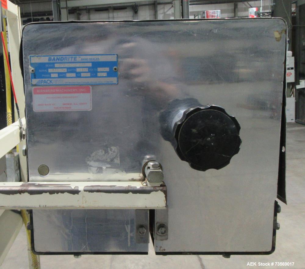 Used PackRite BandRite 6000-2240-000 Continuous Band Sealer – 750 in/min, 600°F, Heavy-Duty