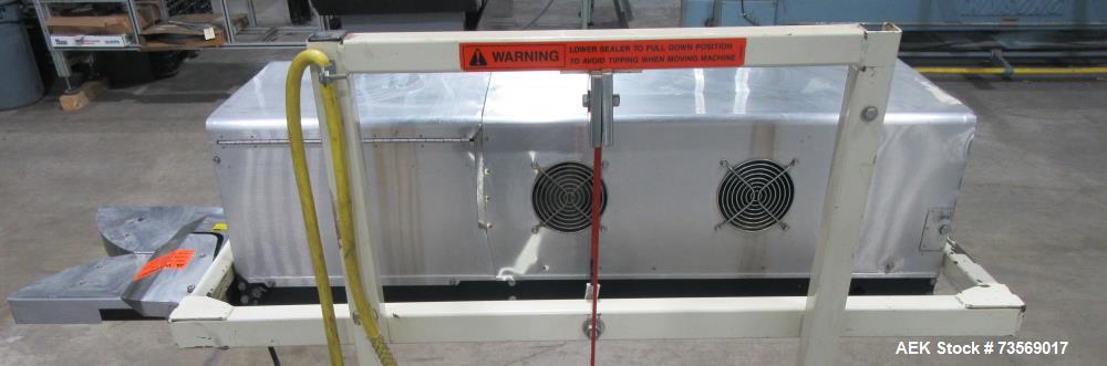 Used PackRite BandRite 6000-2240-000 Continuous Band Sealer – 750 in/min, 600°F, Heavy-Duty