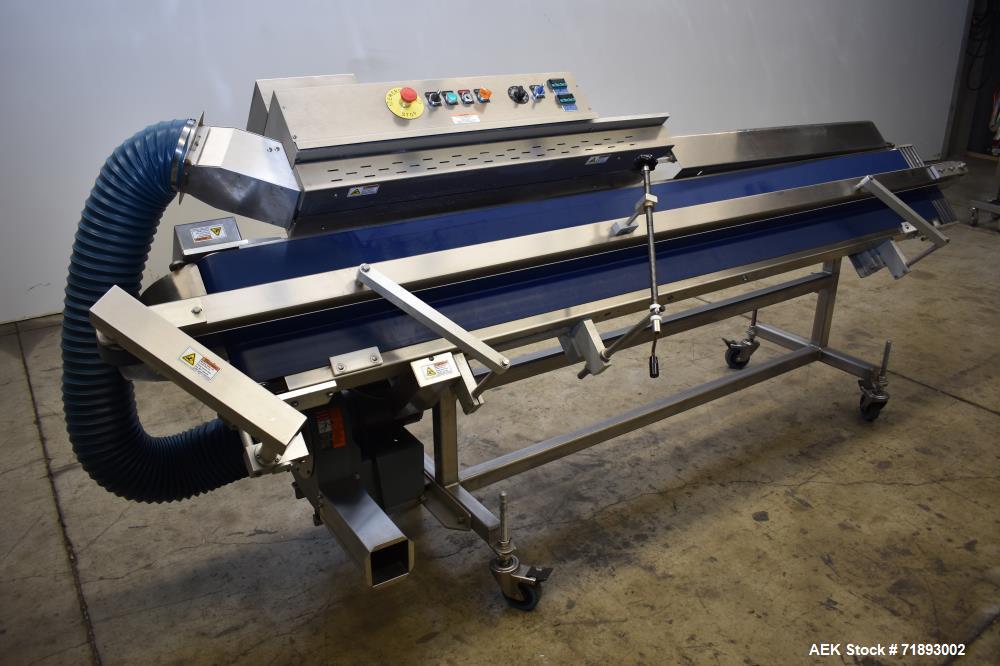 Used APM Model HCBS 1/4CT Dual 12 x 8 Band Sealer. USDA Approved
