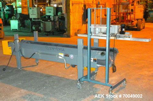 Used All Packaging Machinery (APM) Vertical Rotary Band Sealering System, Model VBS-3/8-DH-10+P.R. Machine has variable speeds pf up to 540 inches per minute. Has a 5" heating and a 5" cooling zone. ...