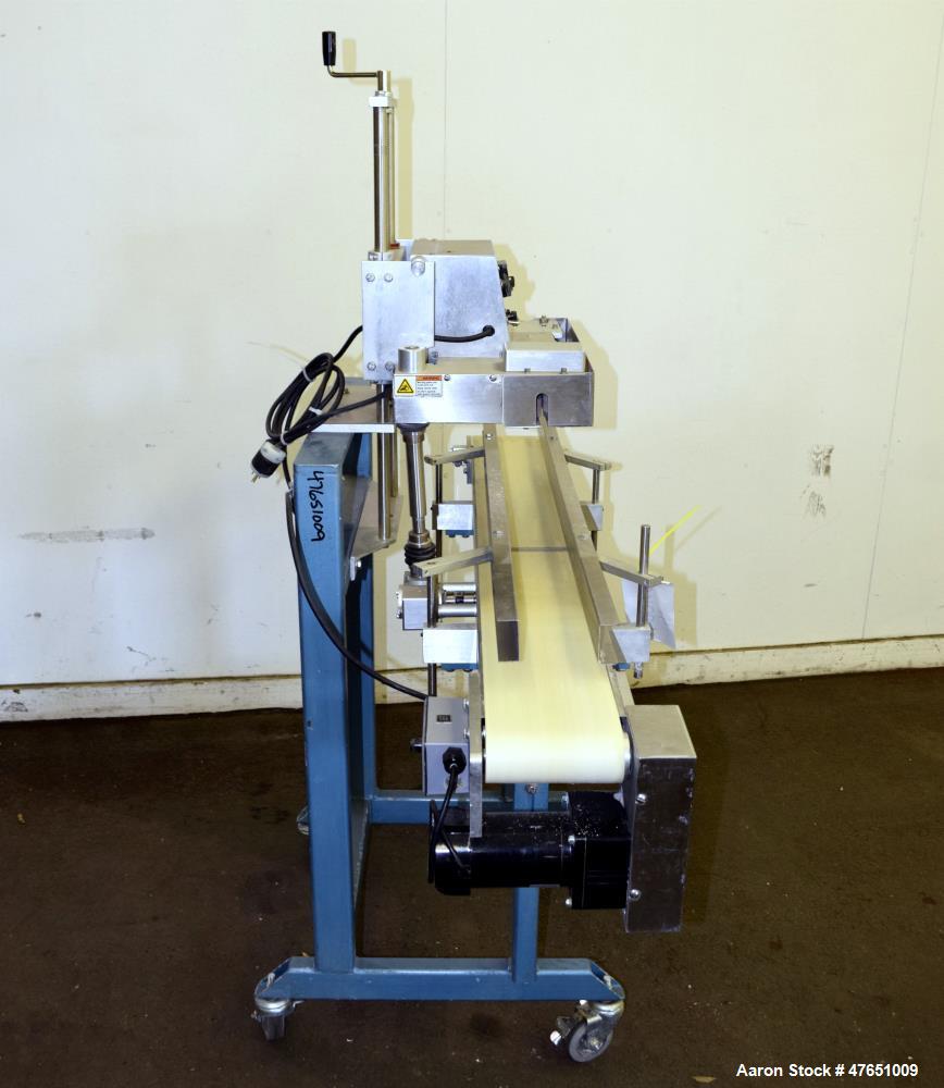 Used All Packaging Machinery (APM) VCBS-3/8-6X5 Vertical Rotary Band Sealing Sy