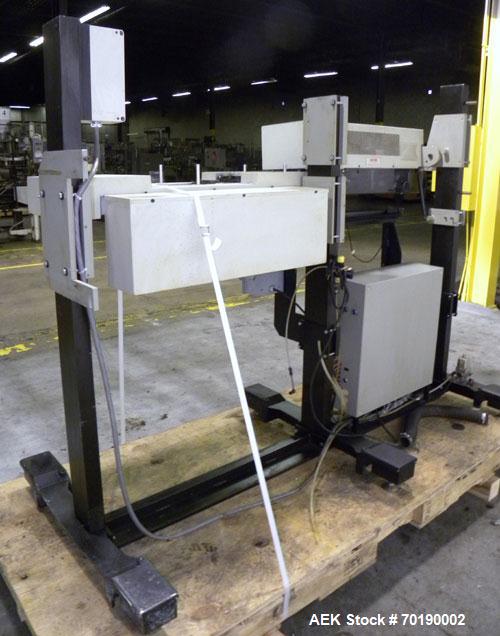 Used Automated Packaging Autobag SP-100 Side Pouch Sealer. Bag size range: length 3" to 18", width 2.63" to 20". Bag thickness: 1.5 to 4.0 mil. Pass through up to 5". 1/60/110V. SPM-100 bag sealer. M...