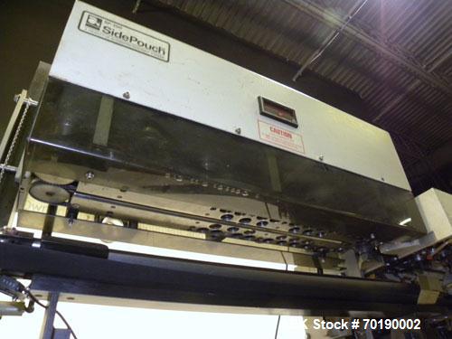 Used Automated Packaging Autobag SP-100 Side Pouch Sealer. Bag size range: length 3" to 18", width 2.63" to 20". Bag thickness: 1.5 to 4.0 mil. Pass through up to 5". 1/60/110V. SPM-100 bag sealer. M...