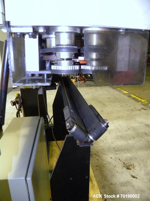 Used Automated Packaging Autobag SP-100 Side Pouch Sealer. Bag size range: length 3" to 18", width 2.63" to 20". Bag thickness: 1.5 to 4.0 mil. Pass through up to 5". 1/60/110V. SPM-100 bag sealer. M...