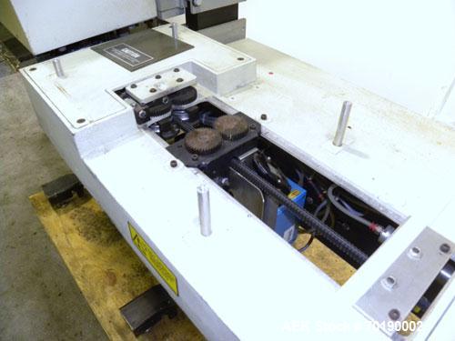 Used Automated Packaging Autobag SP-100 Side Pouch Sealer. Bag size range: length 3" to 18", width 2.63" to 20". Bag thickness: 1.5 to 4.0 mil. Pass through up to 5". 1/60/110V. SPM-100 bag sealer. M...