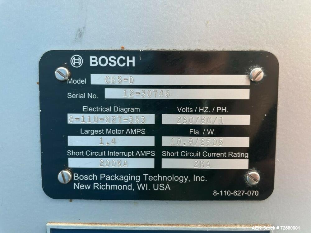 Used-Bosch Doboy CBS-D Continuous Band Sealer (Left to Right)