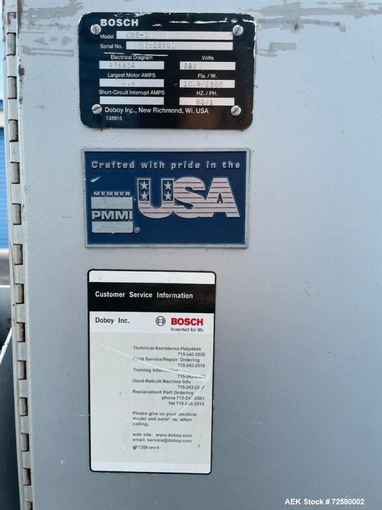 Used Bosch Doboy CBS-D Continuous Band Sealer (Right to Left)
