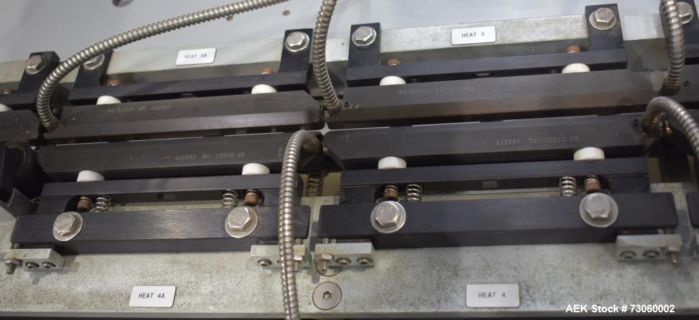 Used Bosch Model S-CH-S High Speed Heavy Duty Continuous Band Sealer. Designed to seal bulk bags at speeds from 30 - 75 feet per minute. Capable of handling heat sealable films up to 8 mil. gusseted ...