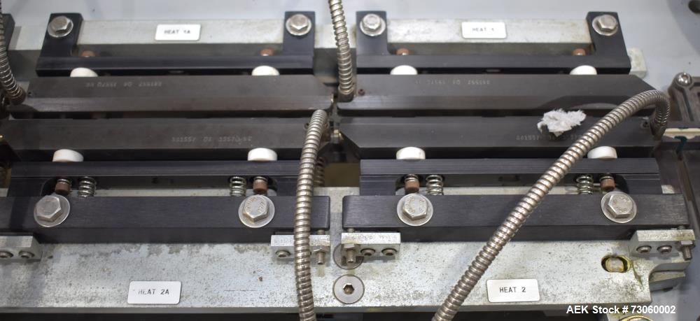 Used Bosch Model S-CH-S High Speed Heavy Duty Continuous Band Sealer. Designed to seal bulk bags at speeds from 30 - 75 feet per minute. Capable of handling heat sealable films up to 8 mil. gusseted ...