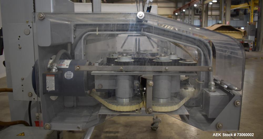 Used Bosch Model S-CH-S High Speed Heavy Duty Continuous Band Sealer. Designed to seal bulk bags at speeds from 30 - 75 feet per minute. Capable of handling heat sealable films up to 8 mil. gusseted ...