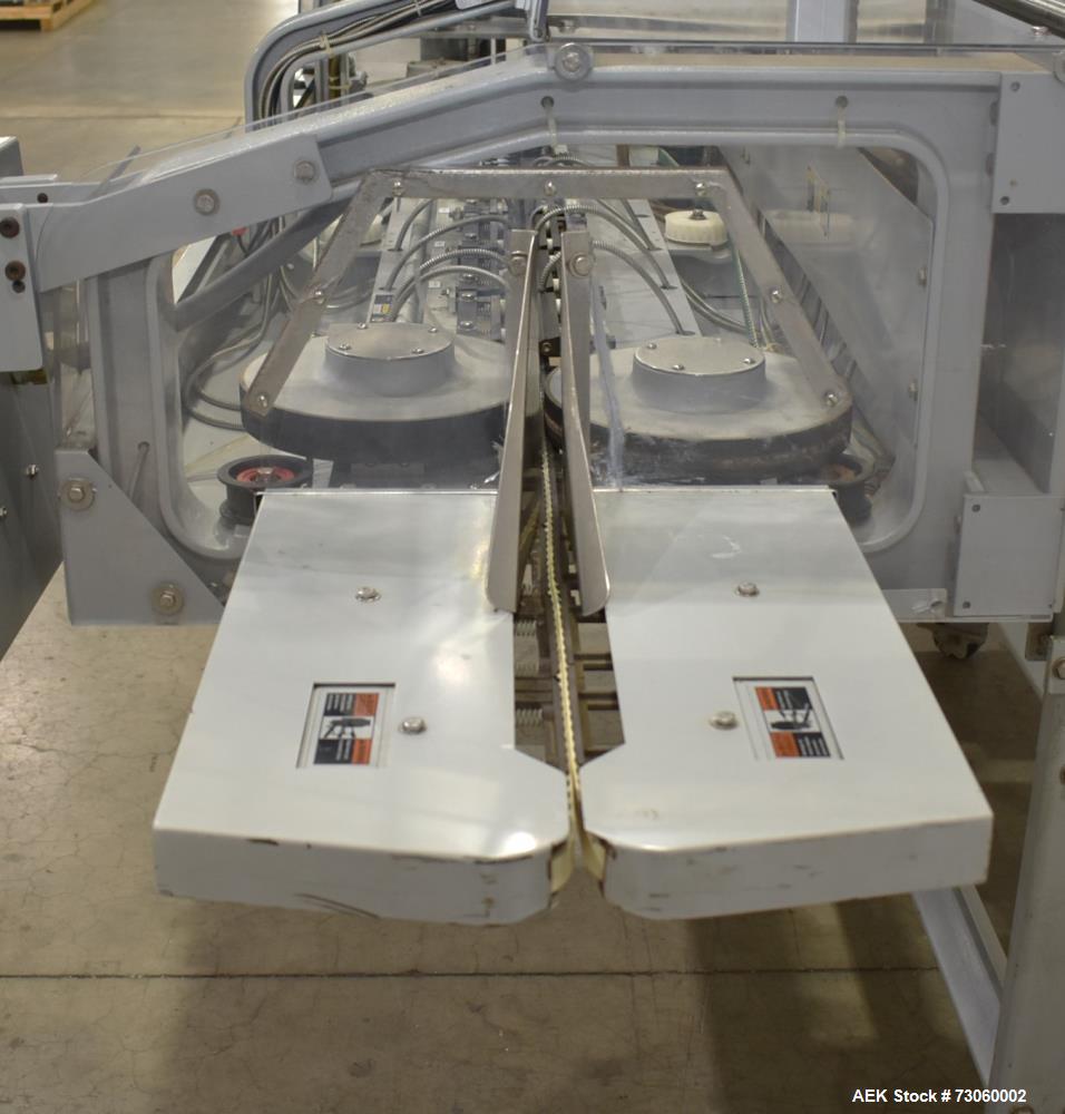 Used Bosch Model S-CH-S High Speed Heavy Duty Continuous Band Sealer. Designed to seal bulk bags at speeds from 30 - 75 feet per minute. Capable of handling heat sealable films up to 8 mil. gusseted ...
