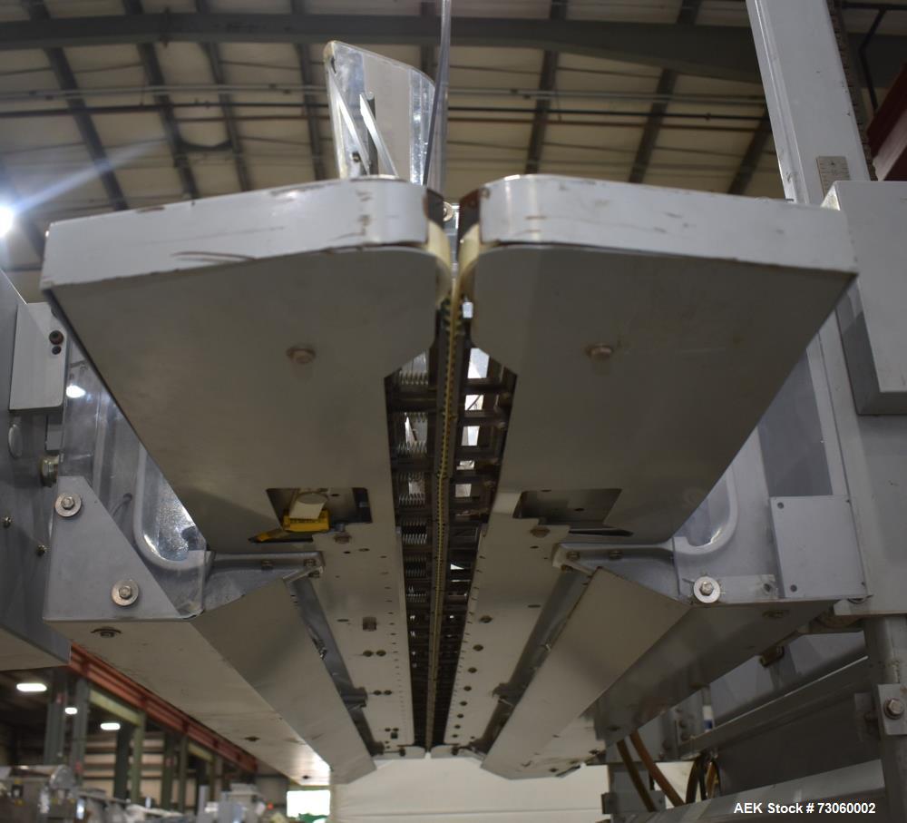 Used Bosch Model S-CH-S High Speed Heavy Duty Continuous Band Sealer. Designed to seal bulk bags at speeds from 30 - 75 feet per minute. Capable of handling heat sealable films up to 8 mil. gusseted ...