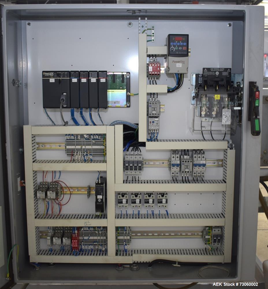 Used Bosch Model S-CH-S High Speed Heavy Duty Continuous Band Sealer. Designed to seal bulk bags at speeds from 30 - 75 feet per minute. Capable of handling heat sealable films up to 8 mil. gusseted ...
