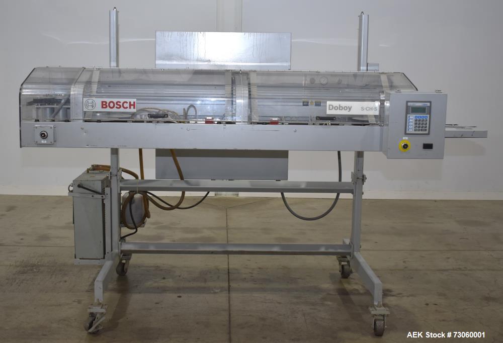 Used- Bosch Model S-CH-S High Speed Heavy Duty Continuous Band Sealer. Designed to seal bulk bags at speeds from 30 - 75 fee...