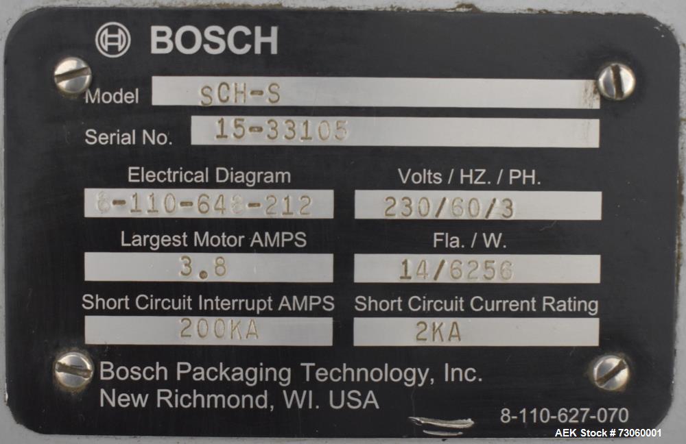 Used Bosch S-CH-S High-Speed Continuous Band Sealer – Heavy Duty, 75 FPM