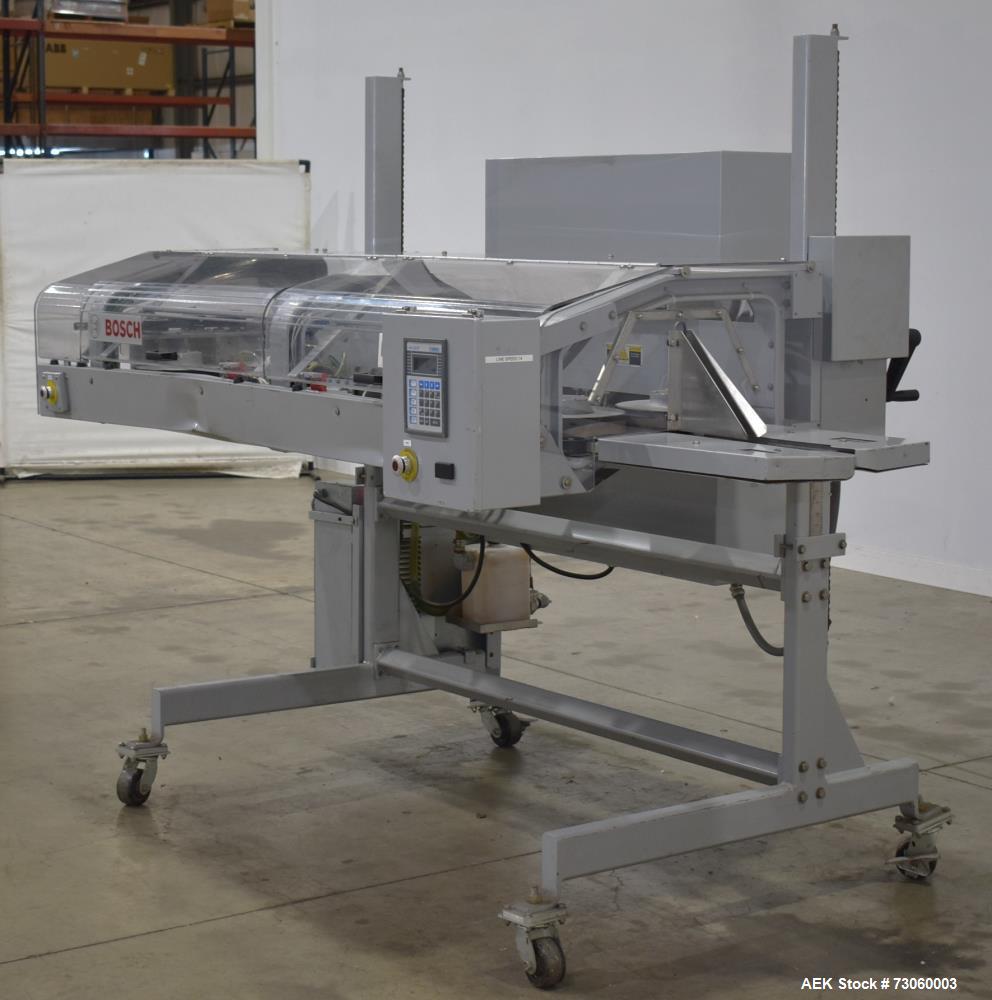 Used- Bosch Model S-CH-S High Speed Heavy Duty Continuous Band Sealer. Designed to seal bulk bags at speeds from 30 - 75 fee...