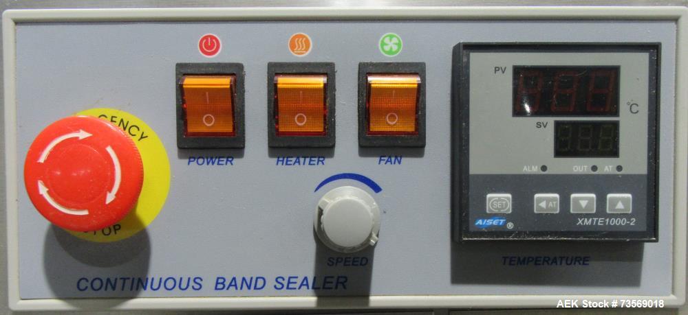 Used SealerSales CBS-880 Continuous Band Sealer – 630 in/min, 1/2" Seal Width (2013)
