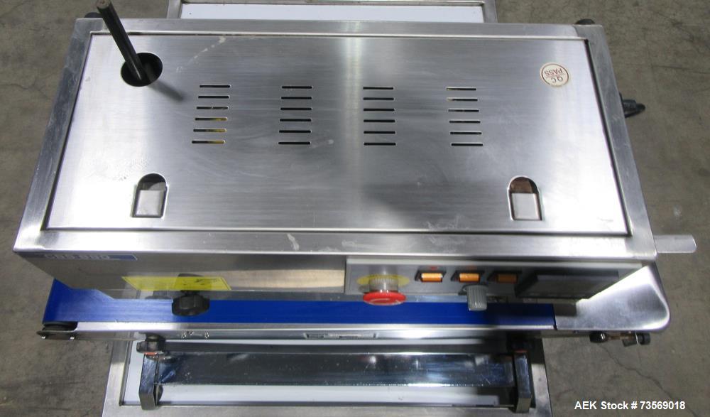 Used SealerSales CBS-880 Continuous Band Sealer – 630 in/min, 1/2" Seal Width (2013)