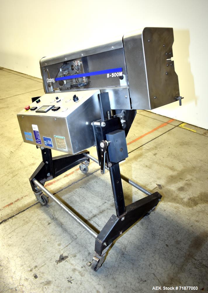 Used- Bosch Doboy B-500M Horizontal Mount, Validatable Band Sealer with Trimmer.