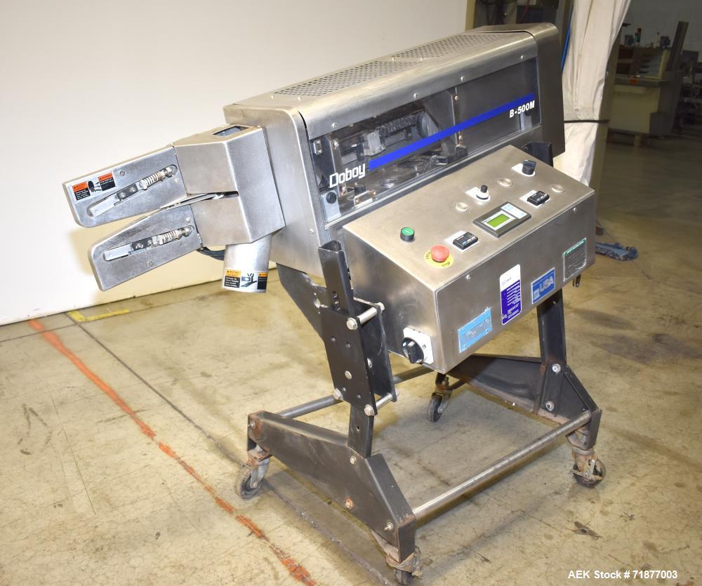 Used- Bosch Doboy B-500M Horizontal Mount, Validatable Band Sealer with Trimmer.