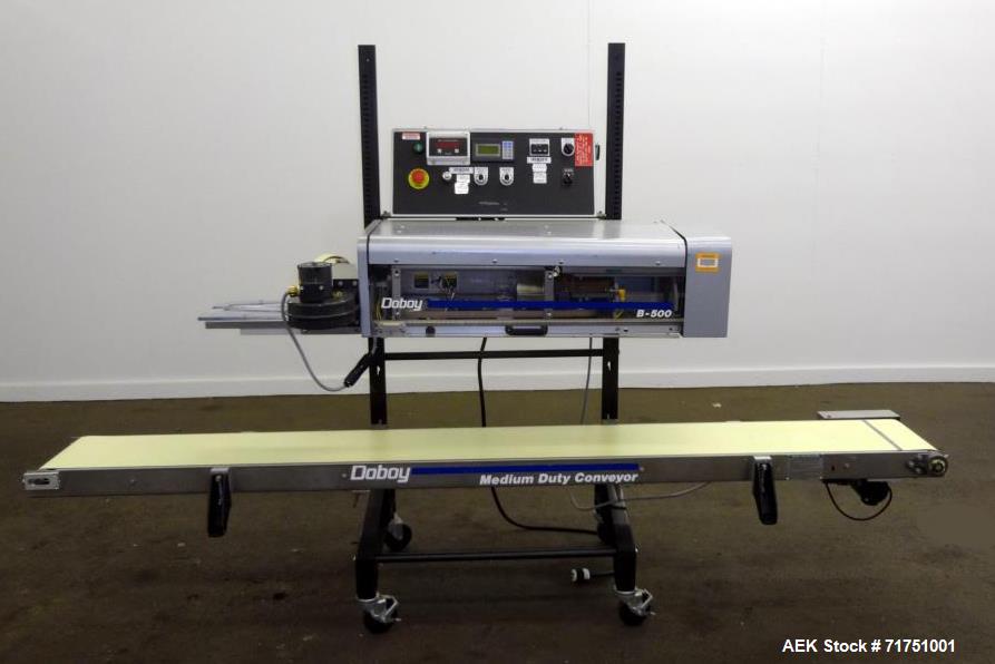 Used Doboy Model B500 Bag Sealer with Bag Trimmer