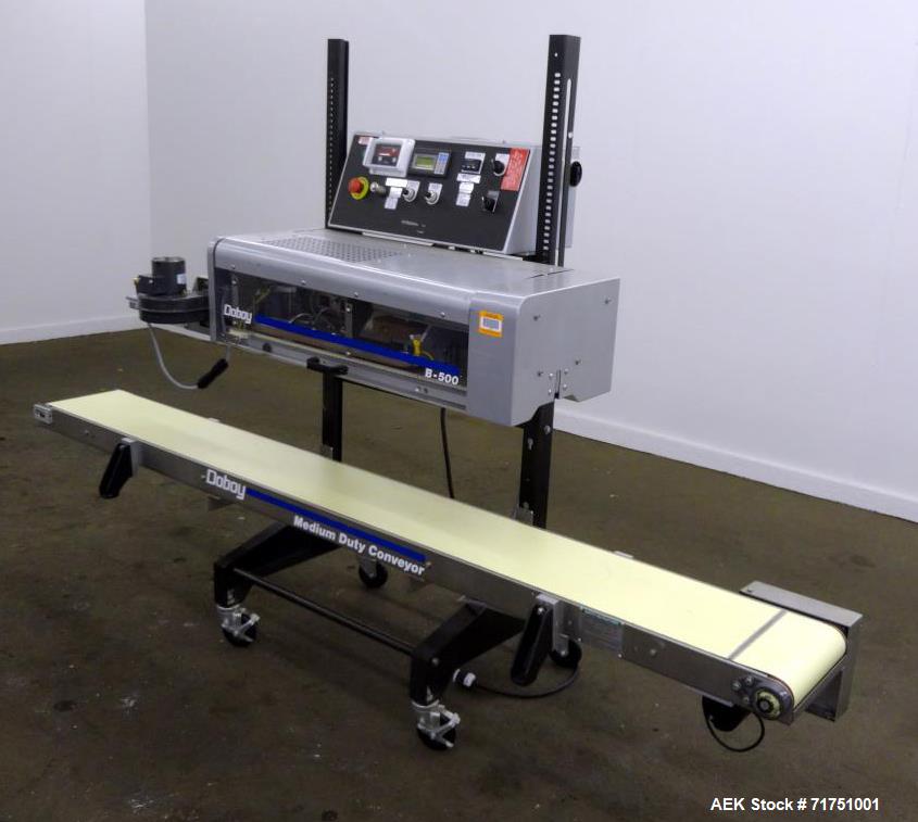 Used Doboy Model B500 Bag Sealer with Bag Trimmer