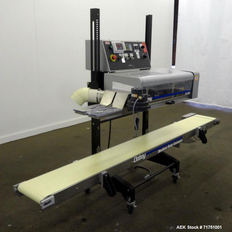 Used Doboy Model B500 Bag Sealer with Bag Trimmer