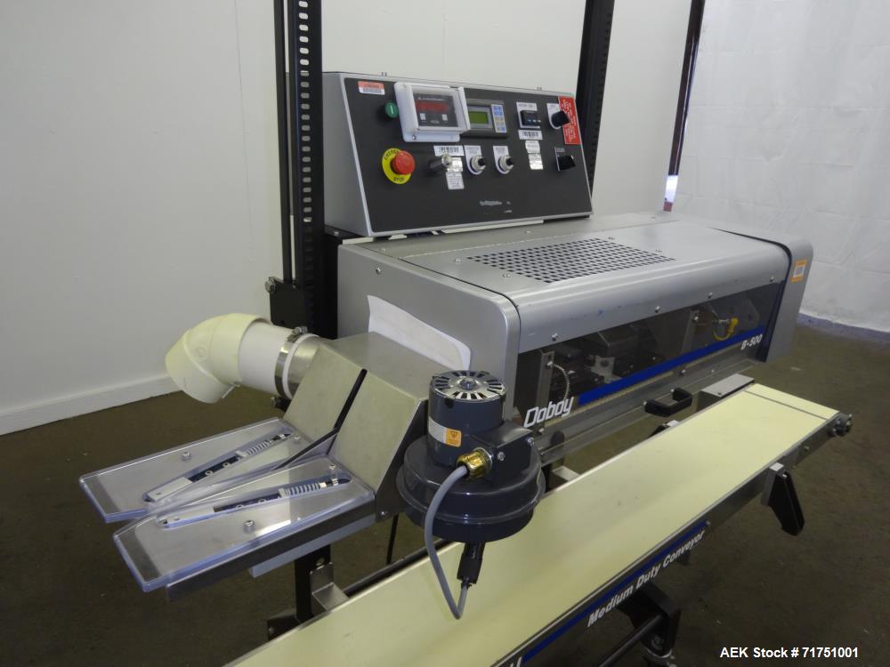 Used Doboy Model B500 Bag Sealer with Bag Trimmer
