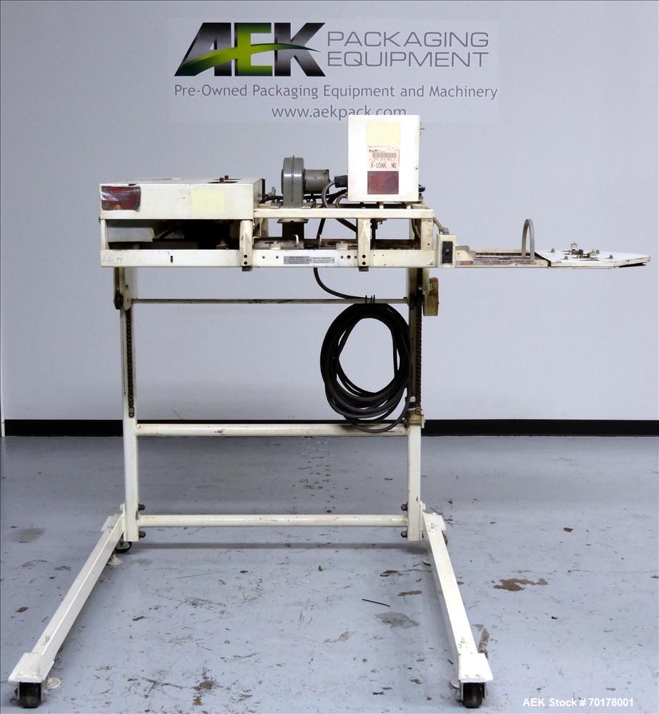 Used Doboy Model CBS-CH Continuous Band Sealer. Machine can perform at variable speeds from 300" - 425" per minute. The CBS-CH is chain fed for high volume, continuous production. Machine has a maxim...