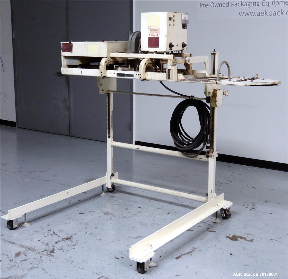 Used Doboy Model CBS-CH Continuous Band Sealer. Machine can perform at variable speeds from 300" - 425" per minute. The CBS-CH is chain fed for high volume, continuous production. Machine has a maxim...