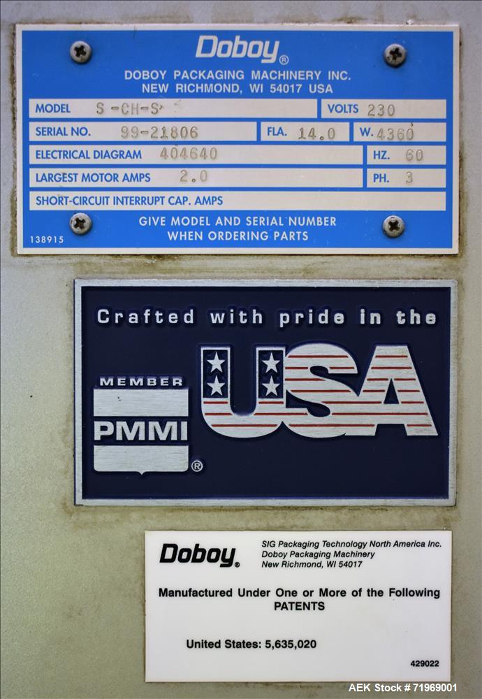 Used Doboy (Bosch) Model S-CH-S High Speed Heavy Duty Continuous Band Sealer