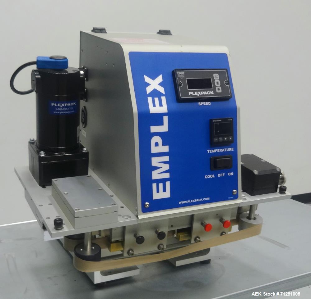 Used Emplex (Plexpack Corp) Model MPS6140-M Table Top Band Sealer.