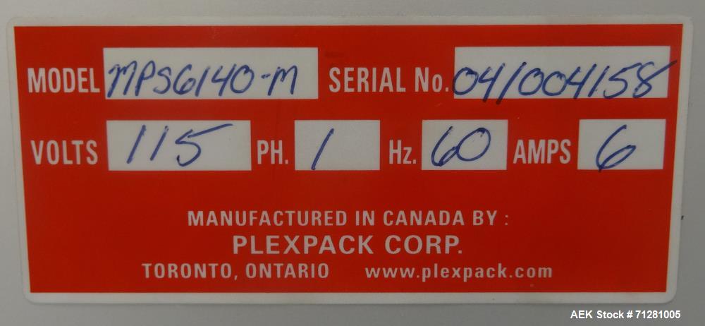 Used Emplex (Plexpack Corp) Model MPS6140-M Table Top Band Sealer.
