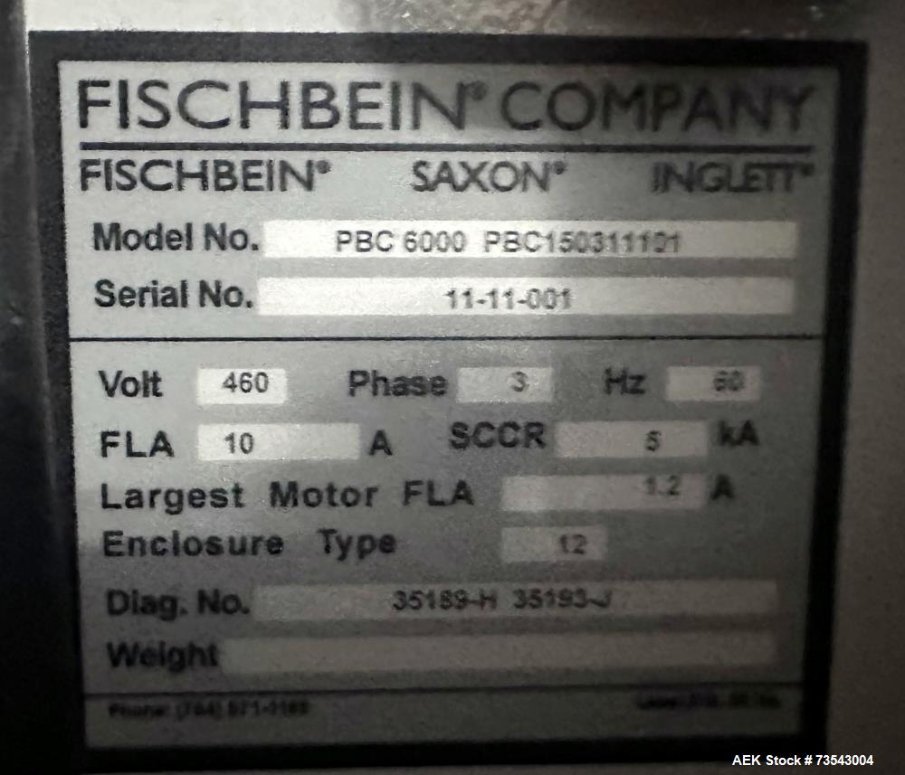 Used Fischbein Automatic Band Sealer, Model PCB600.