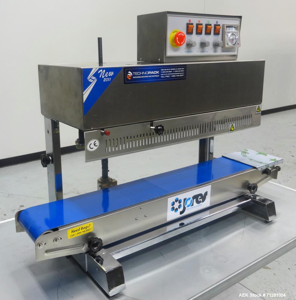 Used Jores Technologies Model CBS-910CI Continuous Band Sealer