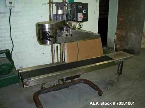 Used Niche Industries Hot Air Sealer, Model S-101 "The Seal".  Triple belted, digital temperature control, electronic speed control adjustable from 0 to 120 feet per minute, seals bags 1 to 8 mils th...