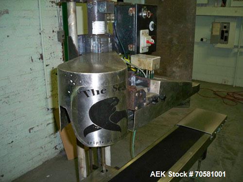 Used Niche Industries Hot Air Sealer, Model S-101 "The Seal".  Triple belted, digital temperature control, electronic speed control adjustable from 0 to 120 feet per minute, seals bags 1 to 8 mils th...