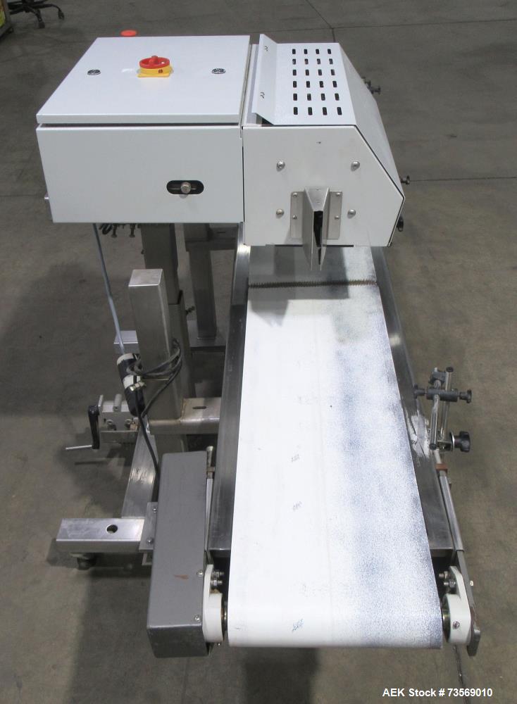 Used OK International Rotary Continuous Hot Air Bag Sealer – Right to Left, 10 Mil Capacity