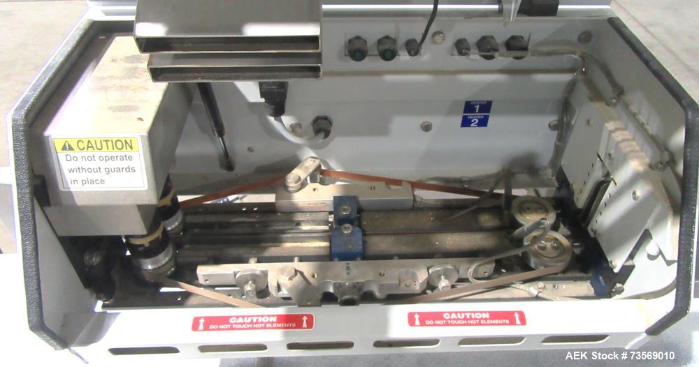 Used OK International Rotary Continuous Hot Air Bag Sealer – Right to Left, 10 Mil Capacity