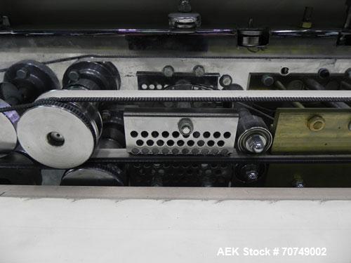 Used Packaging Aids Model 552 Medical Band Sealer. Pouch / Bag sealer is capable of speeds from 150" to 400" per minute. Seal width 7/16". Sealing temperature adjustable up to 450 deg Farenheit. Head...