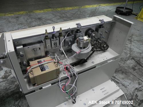 Used Packaging Aids Model 552 Medical Band Sealer. Pouch / Bag sealer is capable of speeds from 150" to 400" per minute. Seal width 7/16". Sealing temperature adjustable up to 450 deg Farenheit. Head...