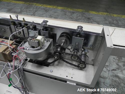 Used Packaging Aids Model 552 Medical Band Sealer. Pouch / Bag sealer is capable of speeds from 150" to 400" per minute. Seal width 7/16". Sealing temperature adjustable up to 450 deg Farenheit. Head...