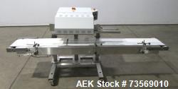 Used OK International Rotary Continuous Hot Air Bag Sealer – Right to Left, 10 Mil Capacity