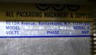 Used All Packaging Machinery (APM) VCBS-3/8-6X5 Vertical Rotary Band Sealing Sy