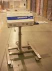 Used OK International SSI Hot Air Continuous Motion Bag Sealer capable of speeds up to 75 feet per minute. 1/60/110V, 15 amp, plain and knurl sealing wheels, adjustable height steel stand with crank,...