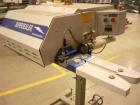 Used OK International SSI Hot Air Continuous Motion Bag Sealer capable of speeds up to 75 feet per minute. 1/60/110V, 15 amp, plain and knurl sealing wheels, adjustable height steel stand with crank,...
